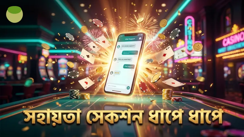সহায়তা সেকশন থেকে সঠিক তথ্য পেতে ধাপে ধাপে অনুসরণ করুন।