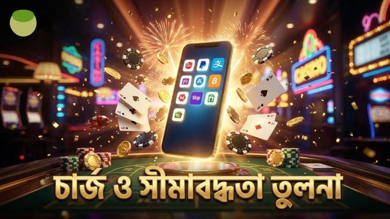 বিকাশ, নগদ ও রকেটের চার্জ ও সীমাবদ্ধতার তুলনামূলক তথ্য।