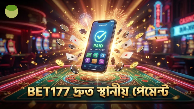 BET177 এর স্থানীয় পেমেন্ট গেটওয়ে দ্রুত লেনদেন নিশ্চিত করে।